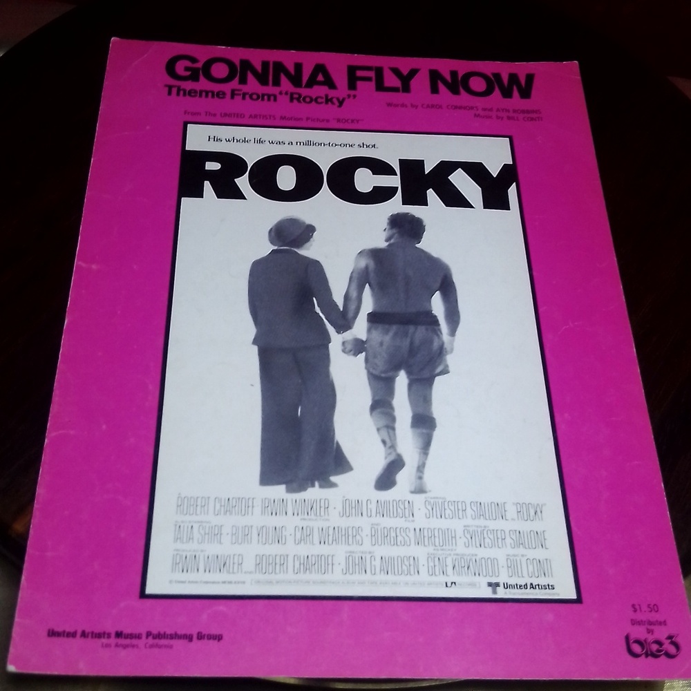 Vgt ROCKY 1977 sheet music